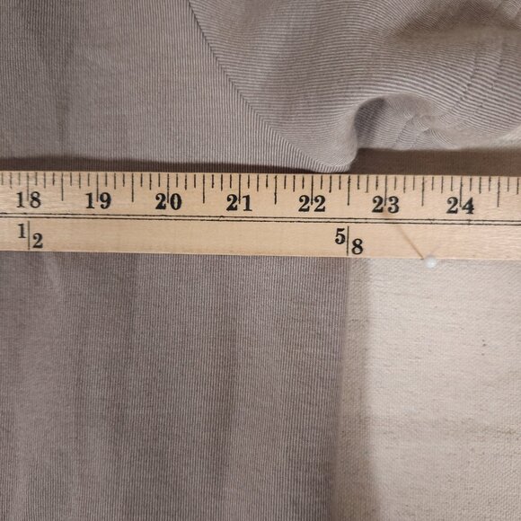 LL Bean Signature Short Sleeve Side Tie Gray Sweatshirt Womens Large Sporty - Picture 4 of 15